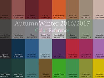 Модные цвета осень-зима 2016 - 2017