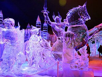 Ледяные скульптуры в СПБ 2017