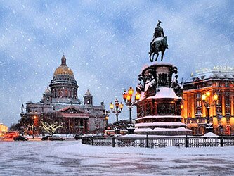 Прогноз погоды на январь 2017 в Санкт-Петербурге